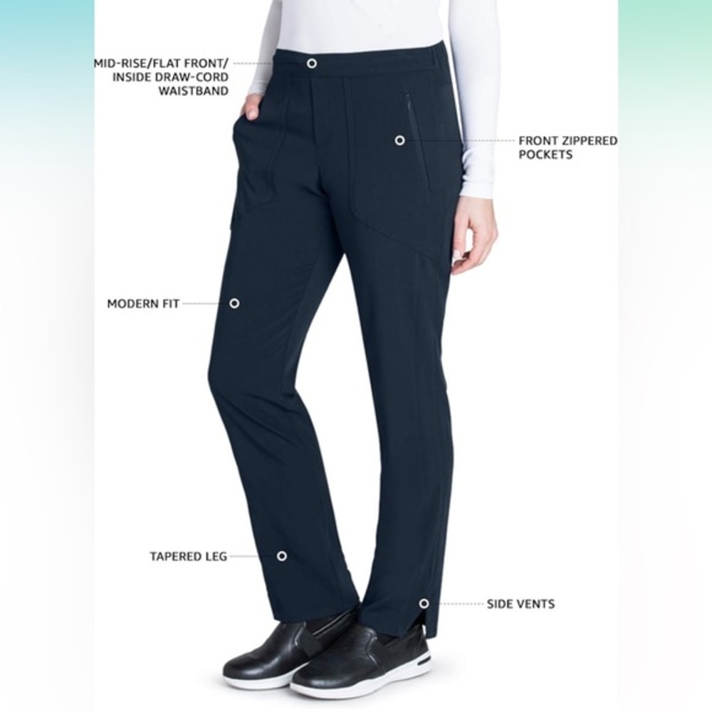 Grey's Anatomy Signature Nina Scrub Pant- Indigo- Size Small Petite